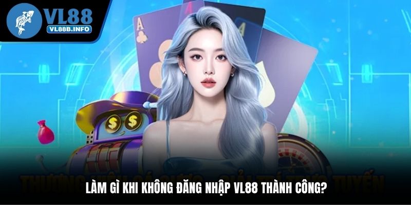 Làm gì khi không đăng nhập VL88 thành công?