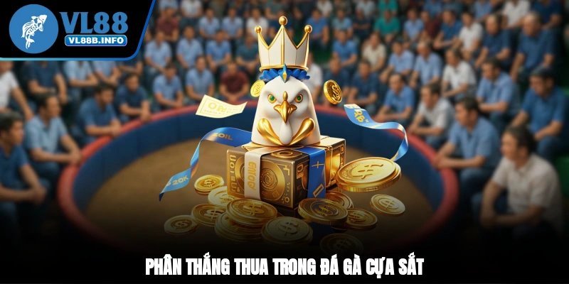 Phân thắng thua trong đá gà cựa sắt